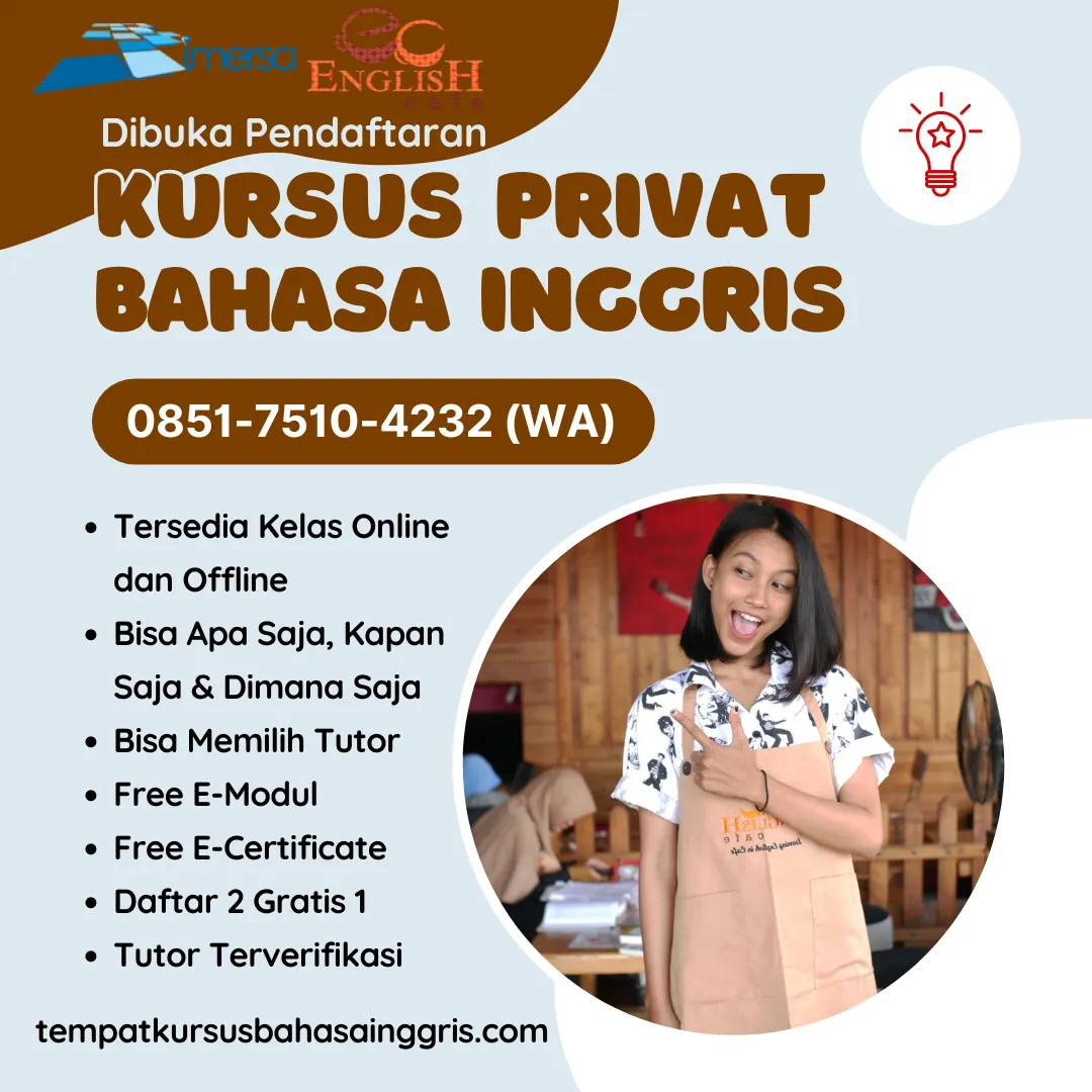 Les Bahasa Inggris di Pringsurat Temanggung