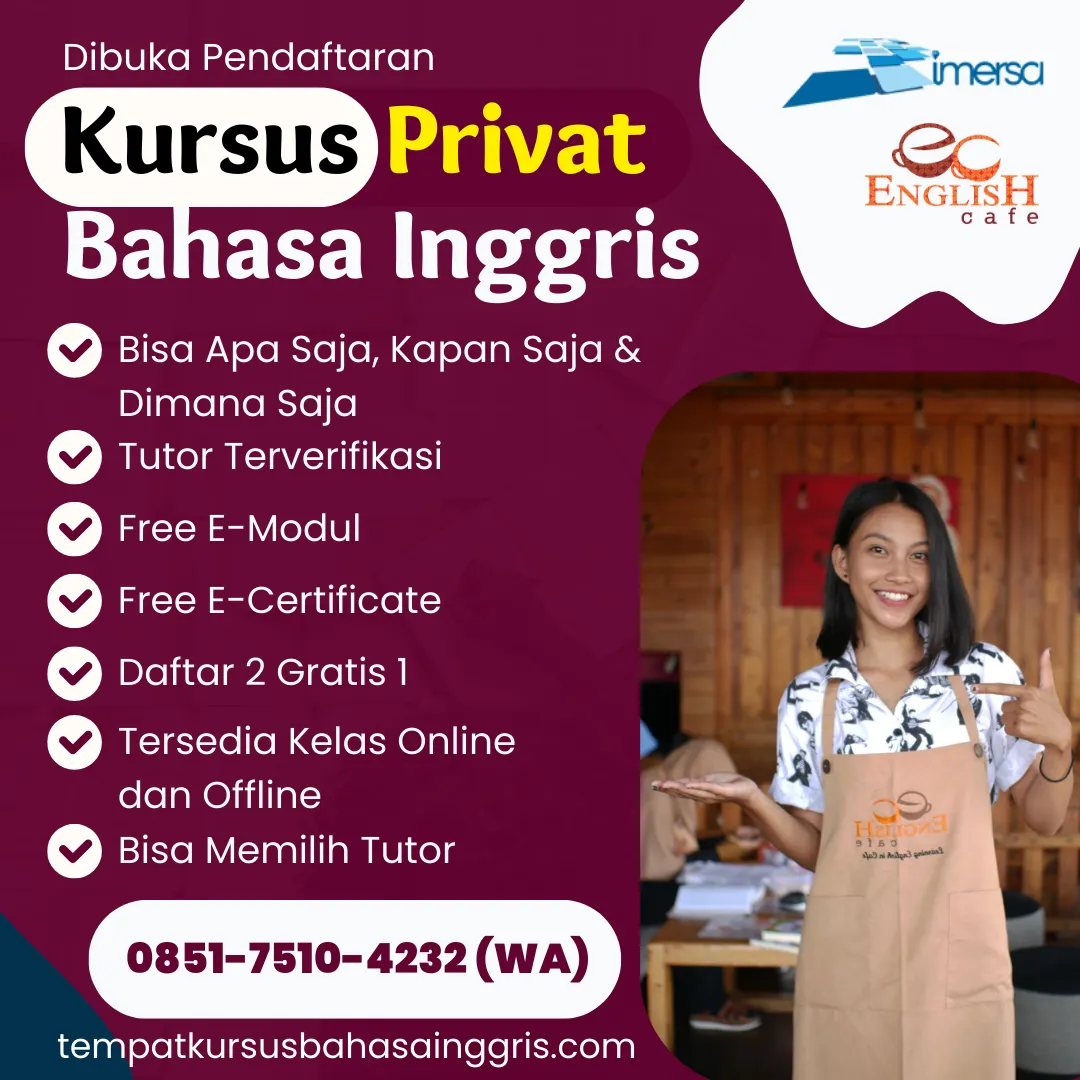 Les Bahasa Inggris di Purbalingga