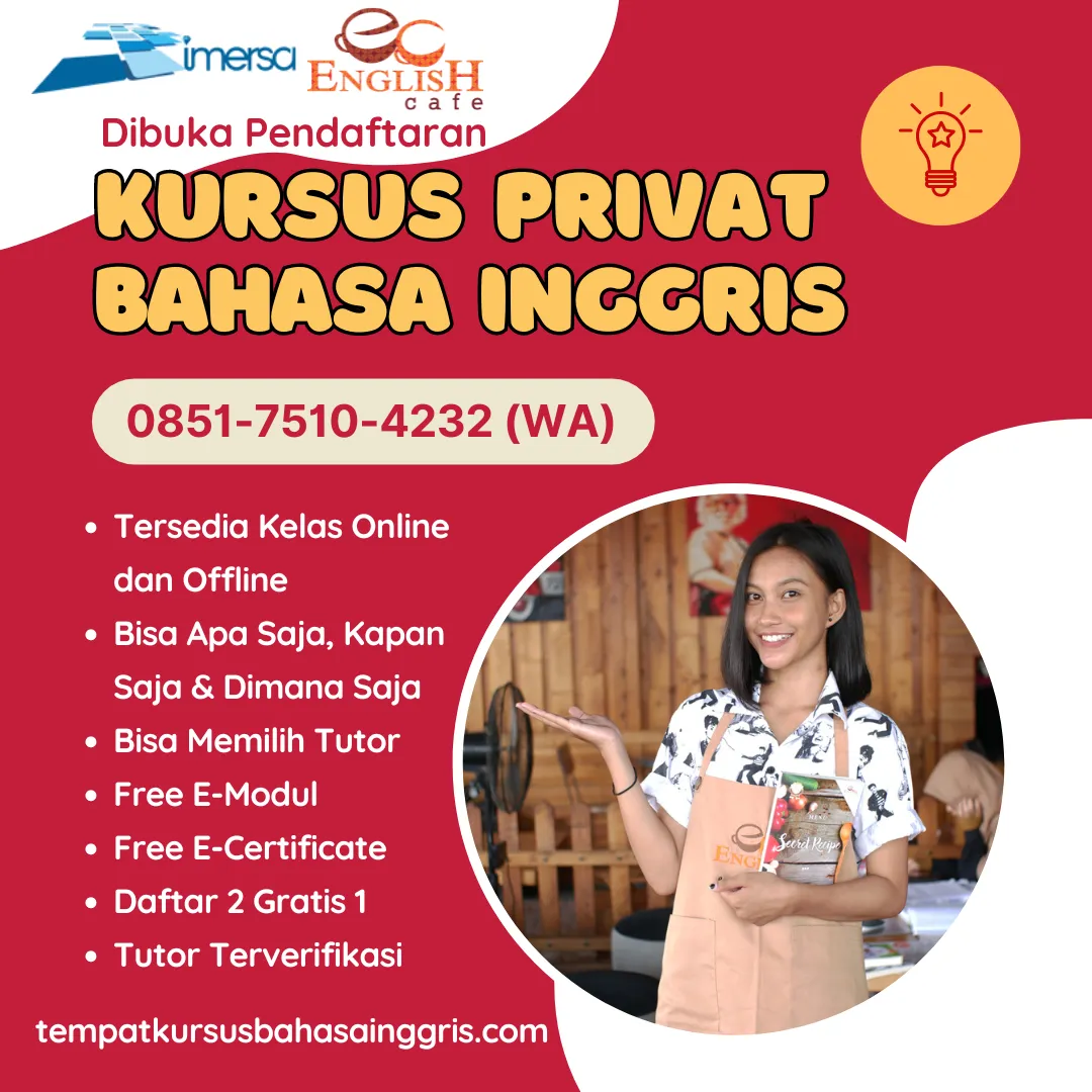 Les Bahasa Inggris di Rancasari Bandung