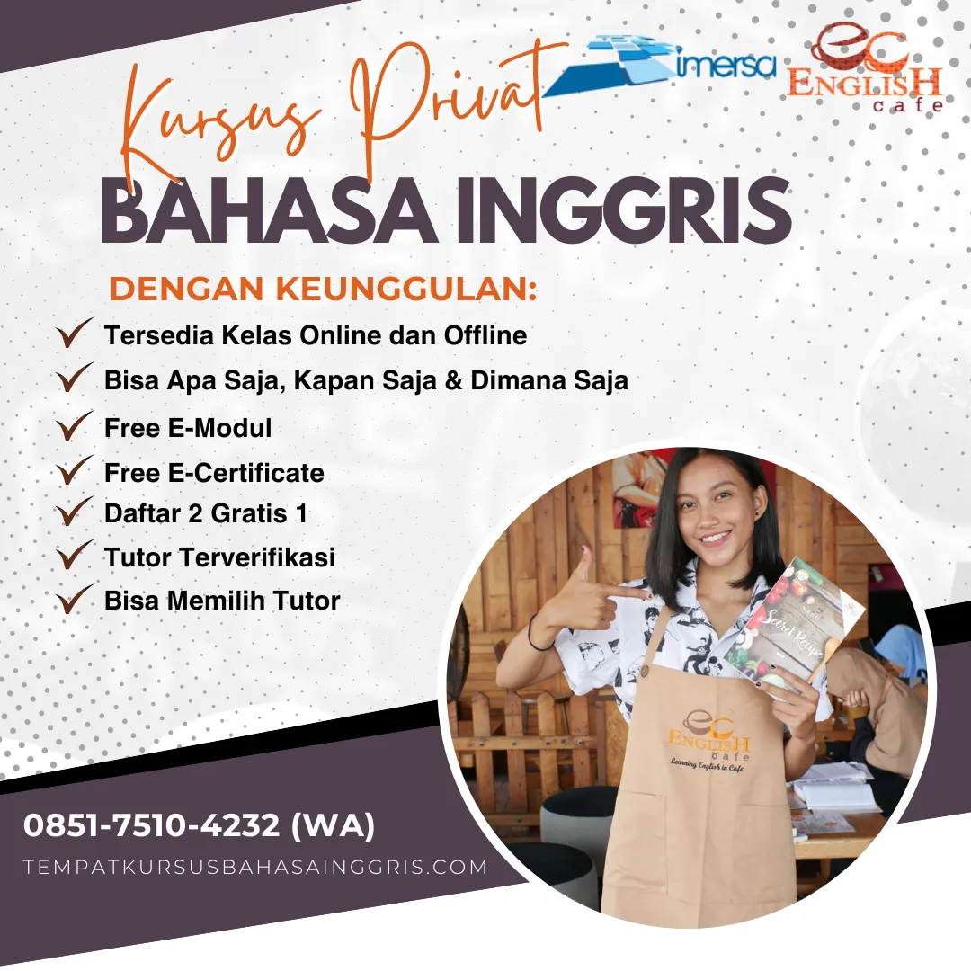 Les Bahasa Inggris di Sale Rembang
