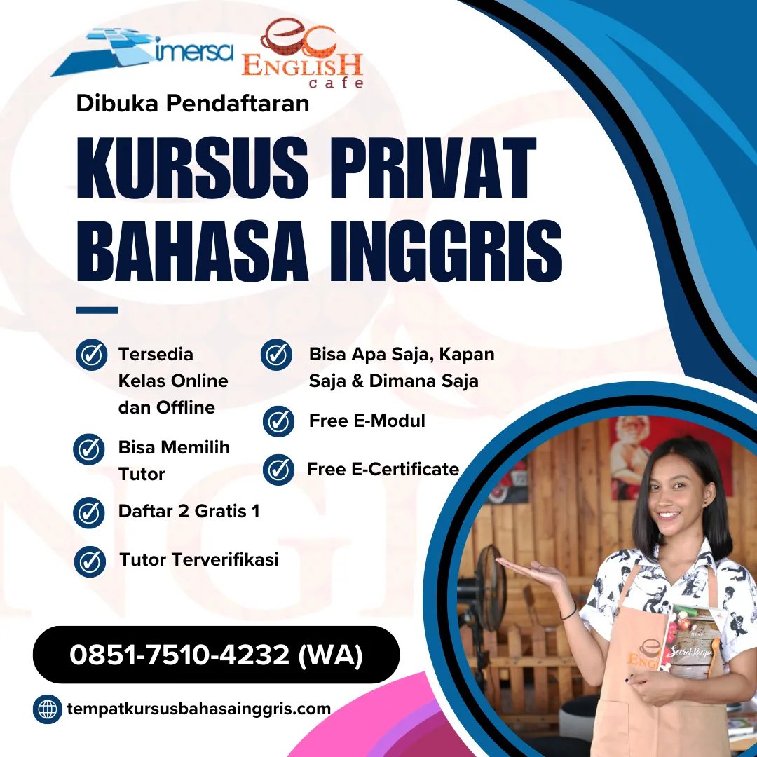 Les Bahasa Inggris di Slawi Tegal