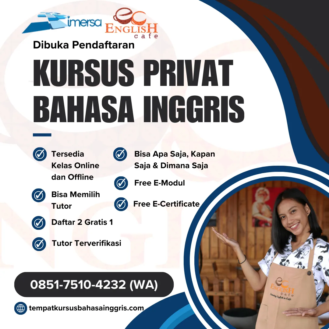 Les Bahasa Inggris di Sukajadi Bandung