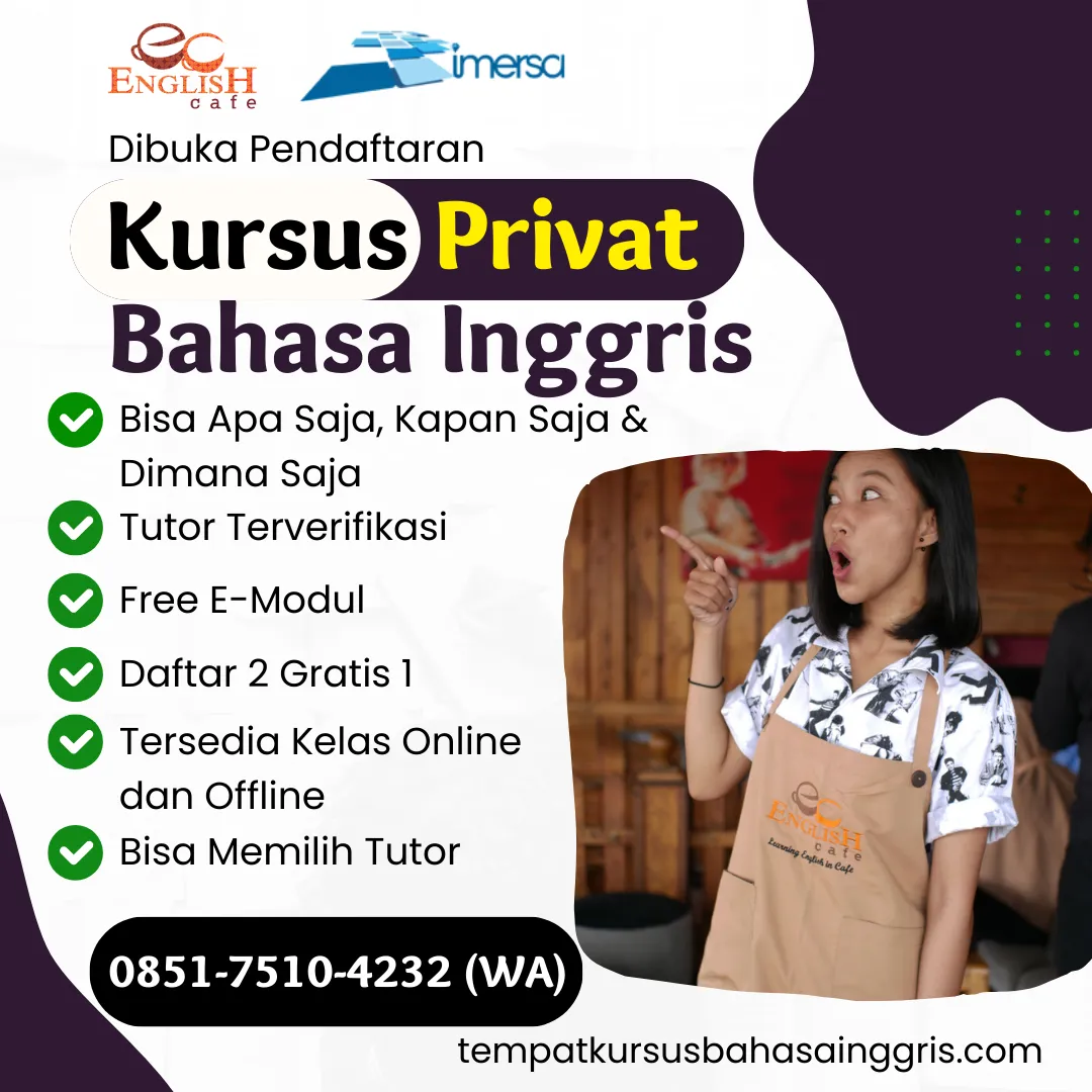 Les Bahasa Inggris di Sukasari Bandung