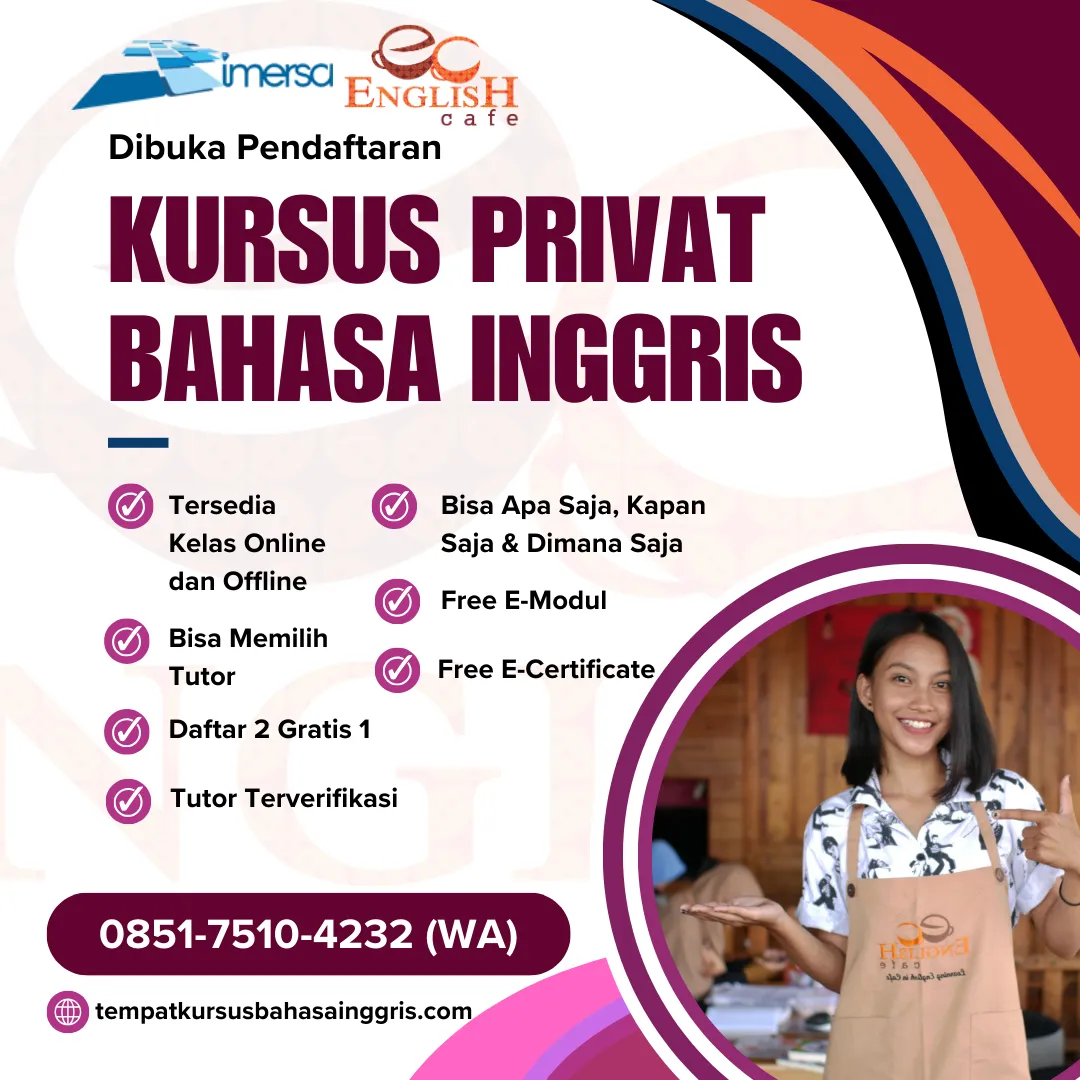 Les Bahasa Inggris di Tambun Selatan Bekasi