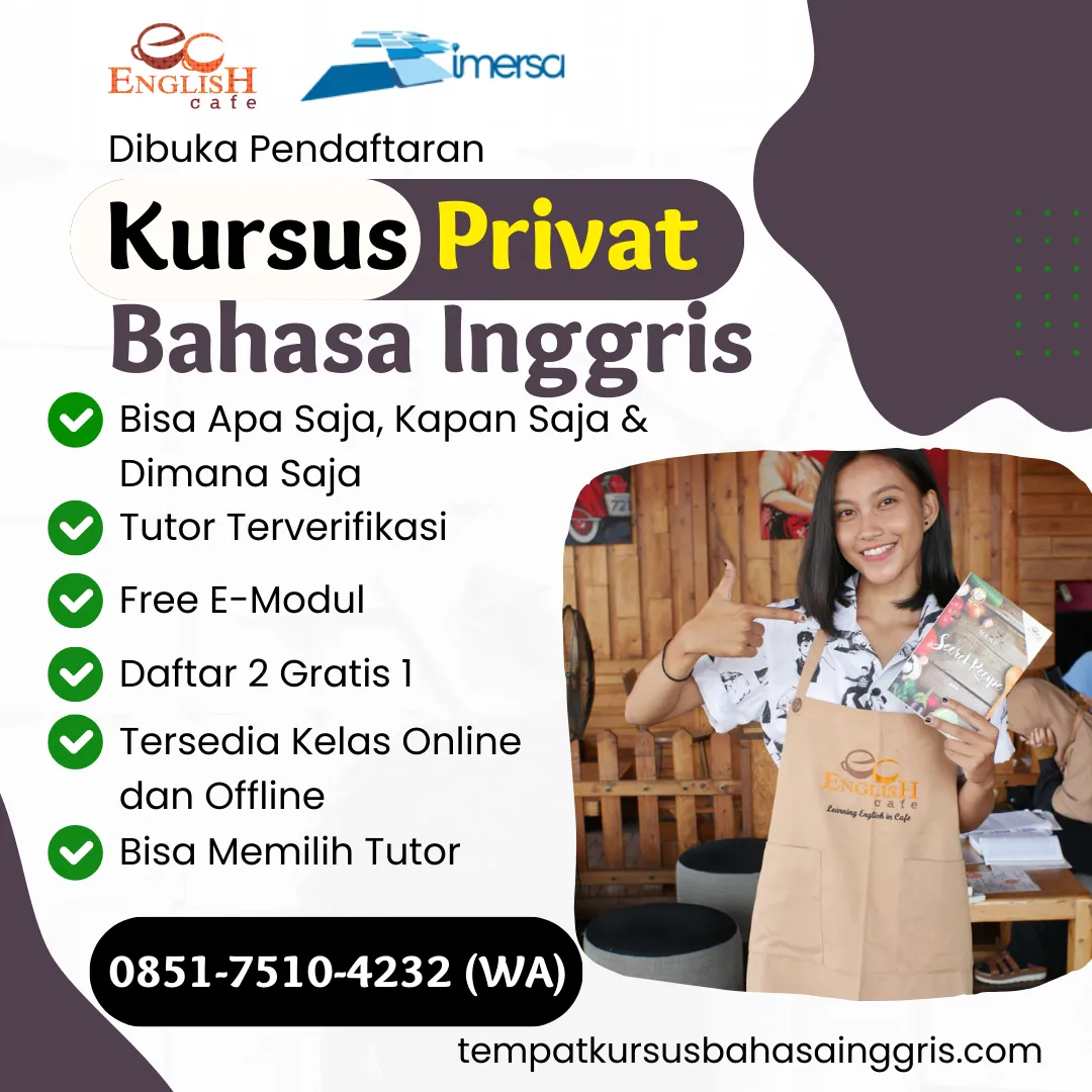Les Bahasa Inggris di Tambun Utara Bekasi