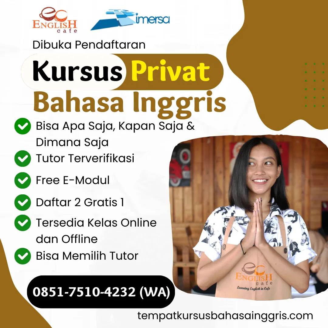 Les Bahasa Inggris di Tangen Sragen