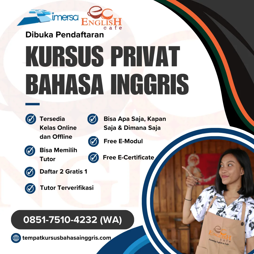 Les Bahasa Inggris di Tanon Sragen