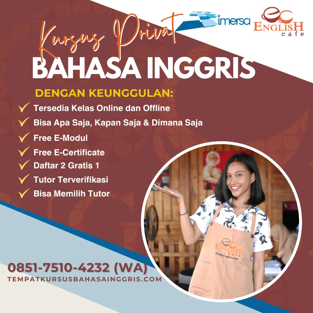 Les Bahasa Inggris di Tarub Tegal