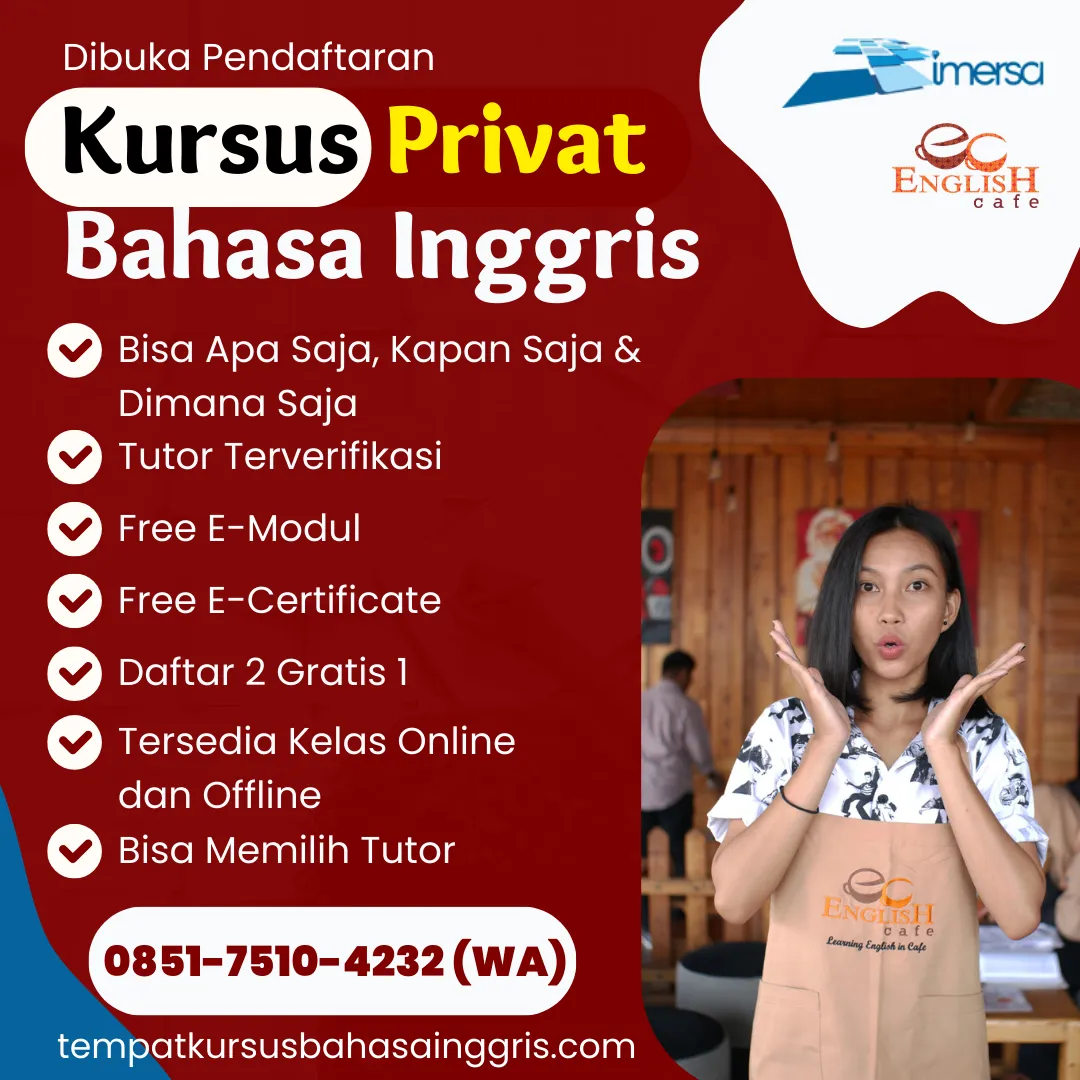 Les Bahasa Inggris di Tarumajaya Bekasi