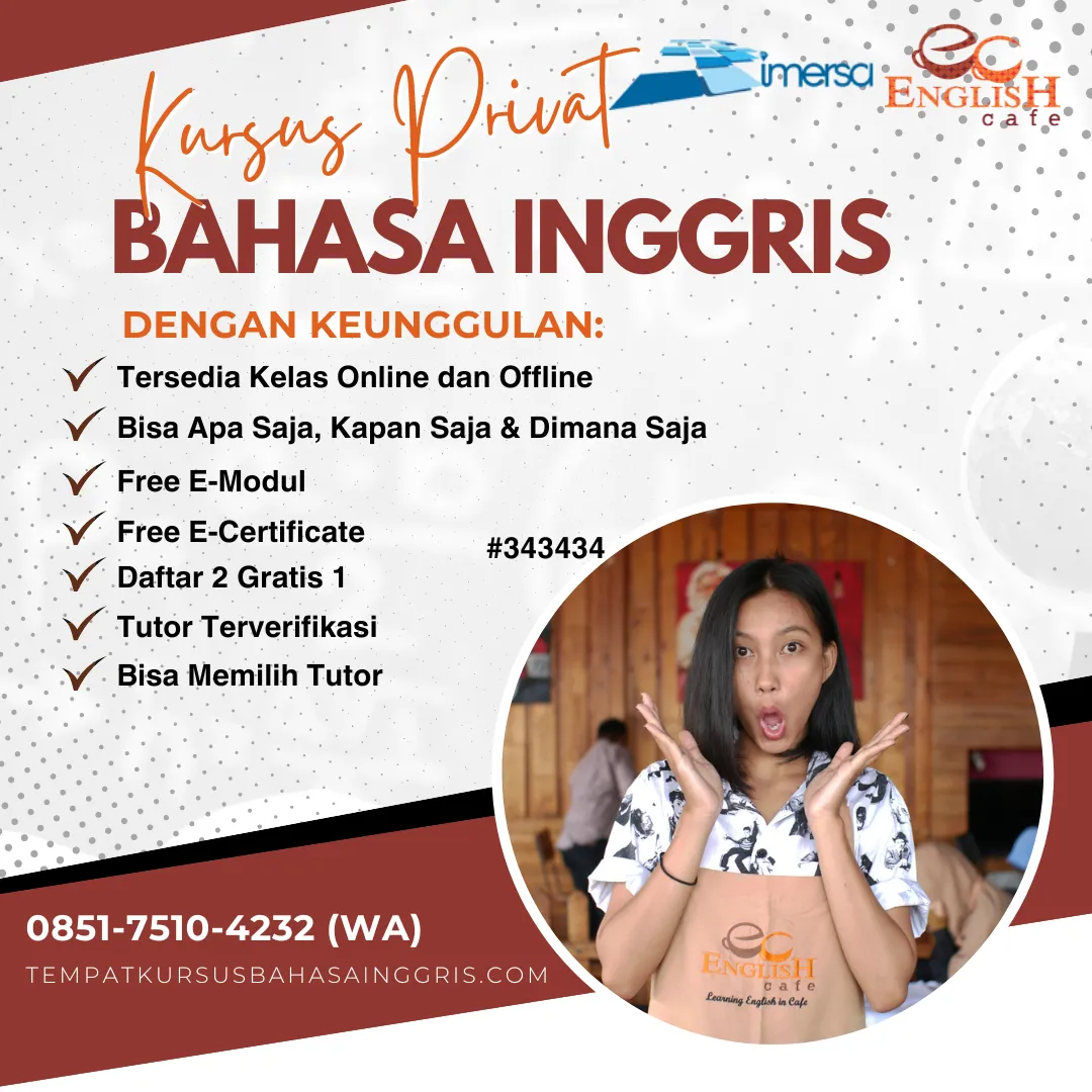Les Bahasa Inggris di Tegal Barat Tegal