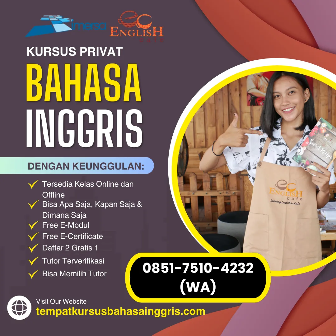 Les Bahasa Inggris di Tegal Selatan Tegal