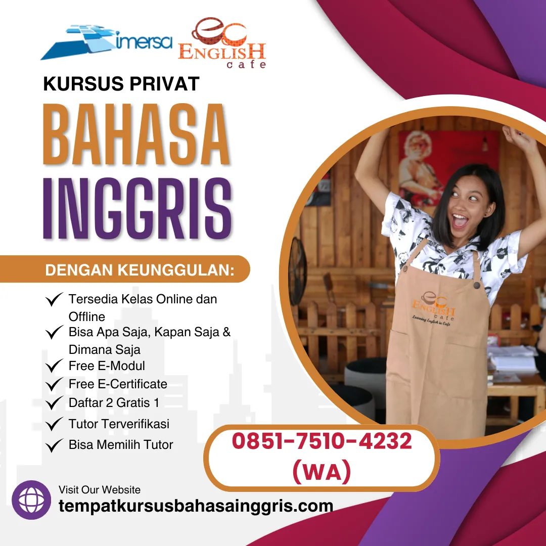 Les Bahasa Inggris di Tingkir Salatiga