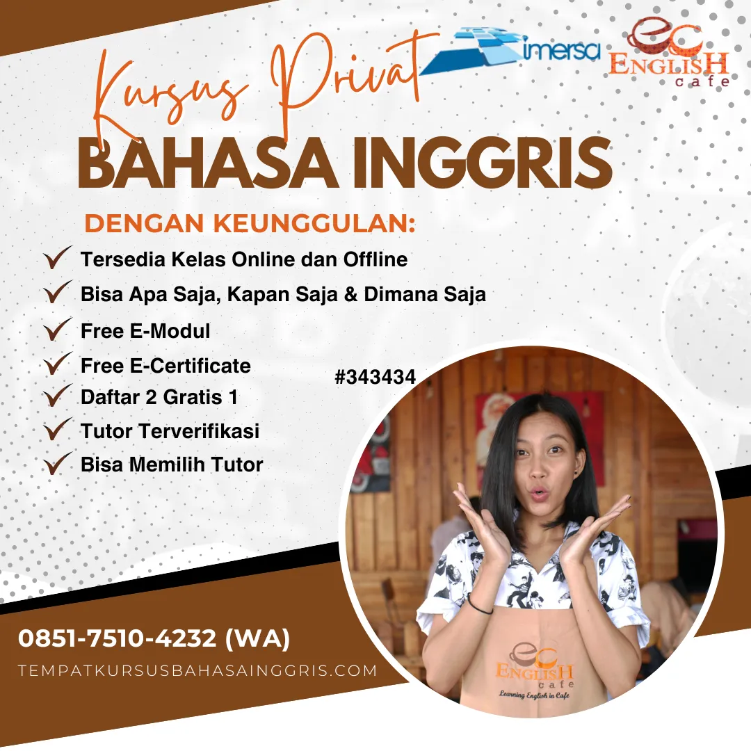 Les Bahasa Inggris di Wadaslintang Wonosobo