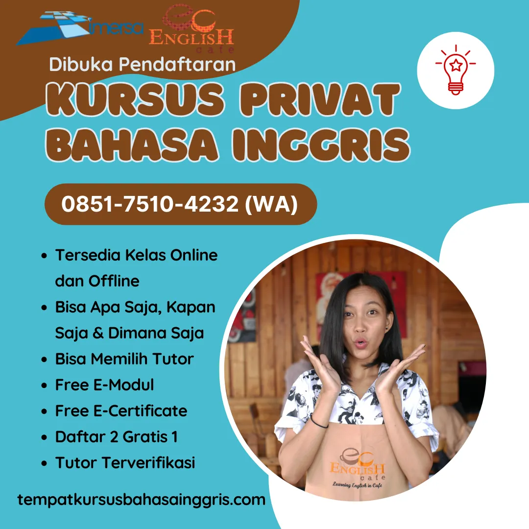 Les Bahasa Inggris di Warungpring Pemalang