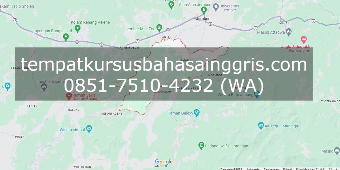 Les Bahasa Inggris di Ajung Jember, Bimbingan Belajar (Bimbel) Bahasa Inggris Ajung Jember, Privat Bahasa Inggris Ajung Jember