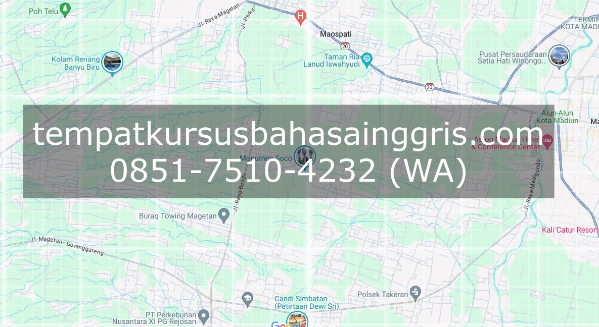 Les Bahasa Inggris di Bendo Magetan, Bimbingan Belajar (Bimbel) Bahasa Inggris Bendo Magetan, Privat Bahasa Inggris Bendo Magetan