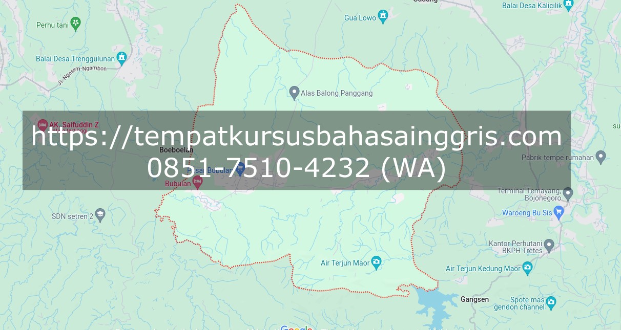 Les Bahasa Inggris di Bubulan Bojonegoro, Bimbingan Belajar (Bimbel) Bahasa Inggris Bubulan Bojonegoro, Privat Bahasa Inggris  Bubulan Bojonegoro