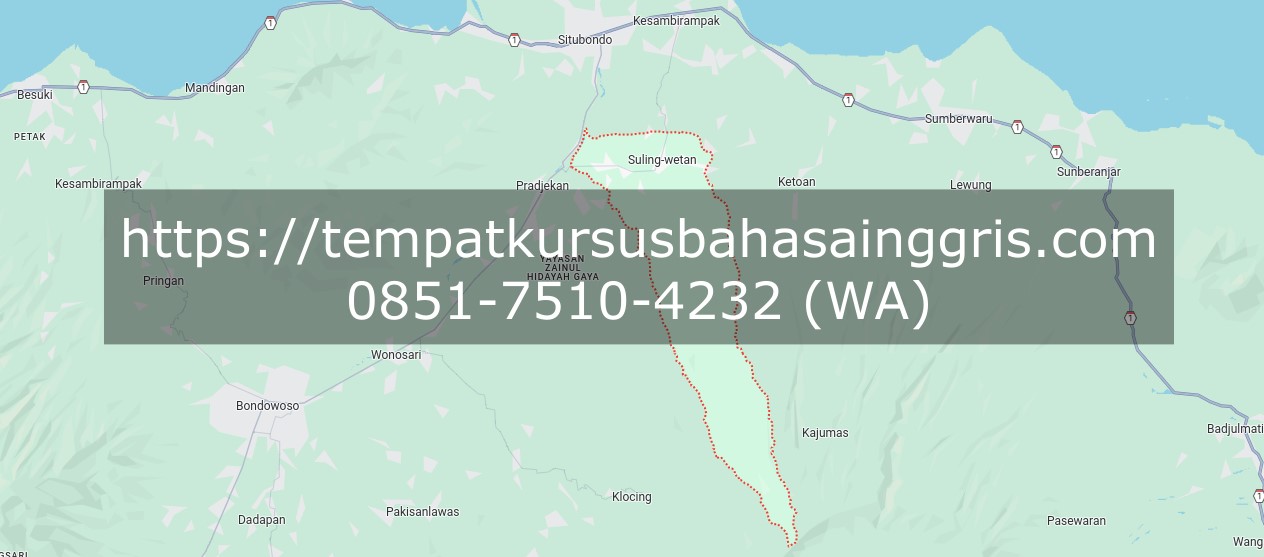 Les Bahasa Inggris di Cermee Bondowoso, Bimbingan Belajar (Bimbel) Bahasa Inggris Cermee Bondowoso, Privat Bahasa Inggris Cermee Bondowoso