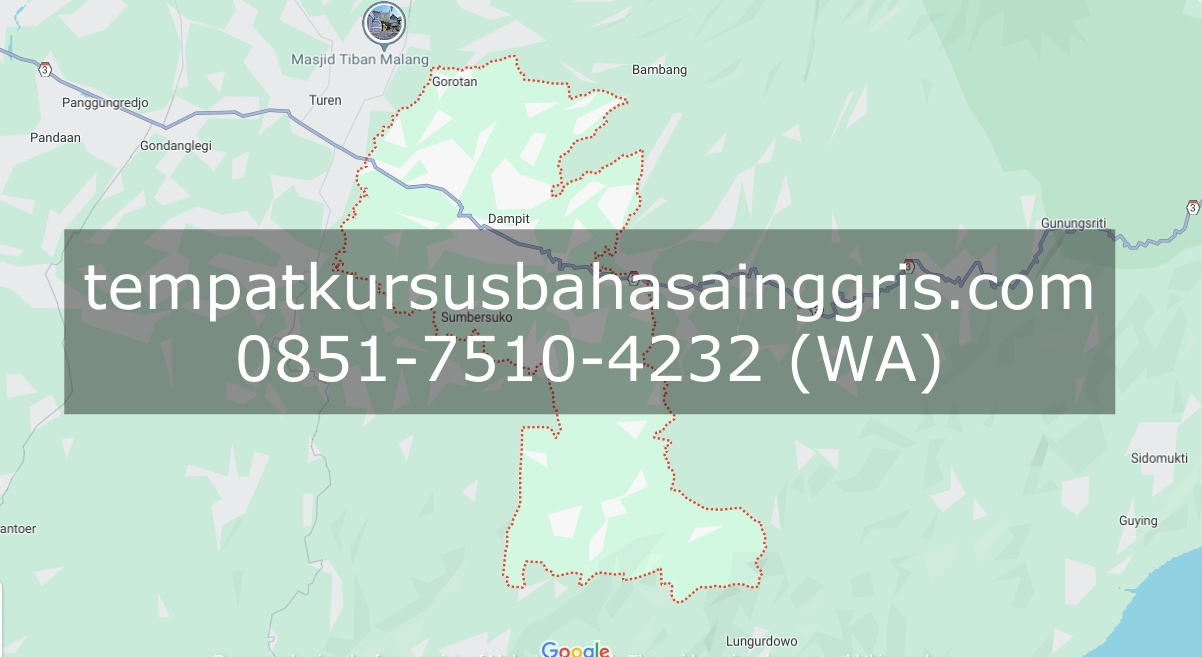 Les Bahasa Inggris di Dampit Malang, Bimbingan Belajar (Bimbel) Bahasa Inggris Dampit Malang, Privat Bahasa Inggris Dampit Malang