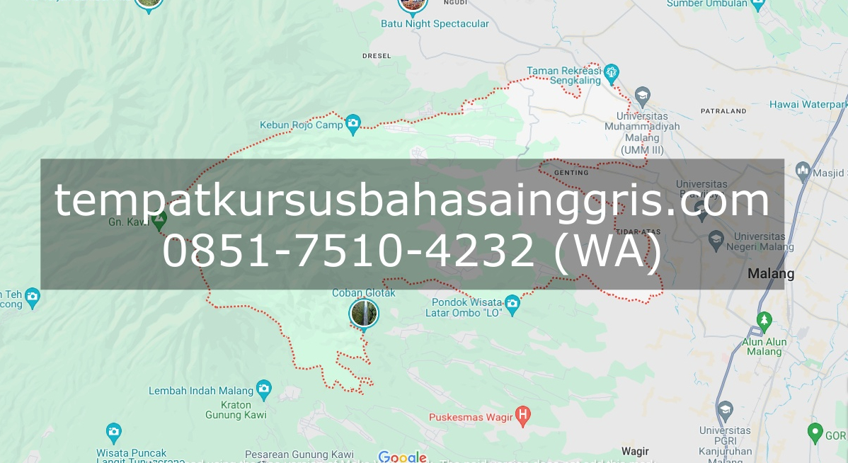 Les Bahasa Inggris di Dau Malang, Bimbingan Belajar (Bimbel) Bahasa Inggris Dau Malang, Privat Bahasa Inggris Dau Malang