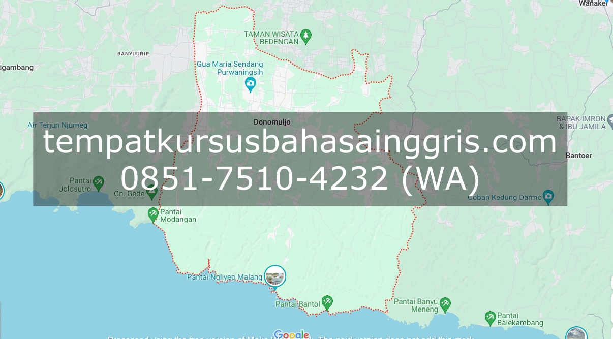 Les Bahasa Inggris di Donomulyo Malang, Bimbingan Belajar (Bimbel) Bahasa Inggris Donomulyo Malang, Privat Bahasa Inggris Donomulyo Malang