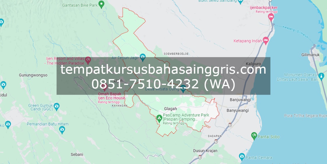 Les Bahasa Inggris di Glagah Banyuwangi, Bimbingan Belajar (Bimbel) Bahasa Inggris Glagah Banyuwangi, Privat Bahasa Inggris Glagah Banyuwangi