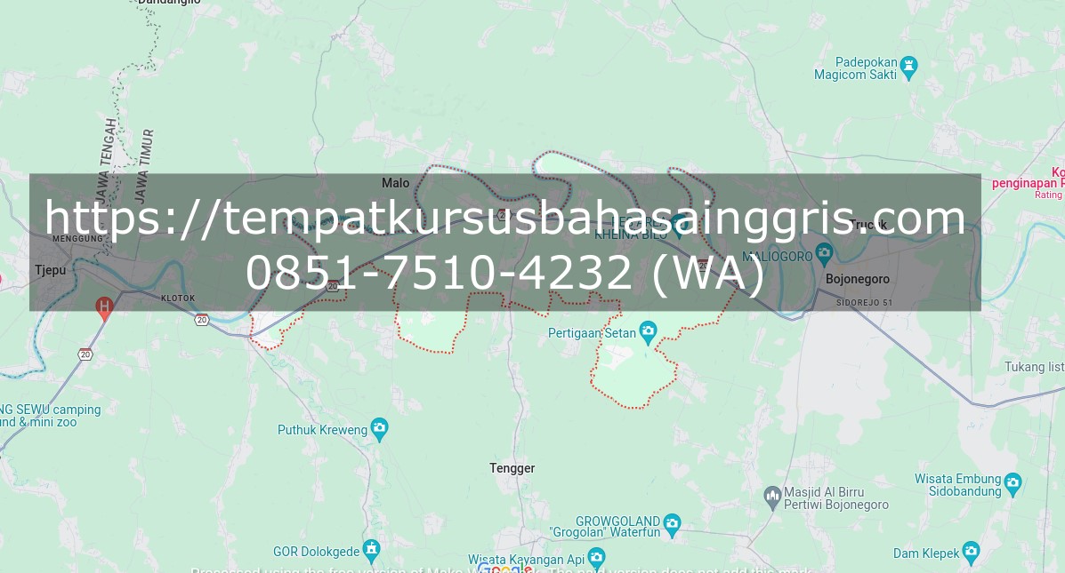 Les Bahasa Inggris di Kalitidu Bojonegoro, Bimbingan Belajar (Bimbel) Bahasa Inggris Kalitidu Bojonegoro, Privat Bahasa Inggris Kalitidu Bojonegoro