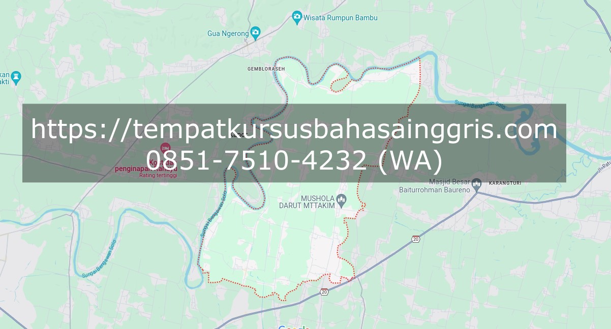 Les Bahasa Inggris di Kanor Bojonegoro, Bimbingan Belajar (Bimbel) Bahasa Inggris Kanor Bojonegoro, Privat Bahasa Inggris Kanor Bojonegoro