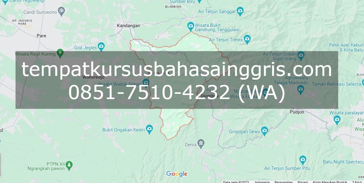 Les Bahasa Inggris di Kasembon Malang, Bimbingan Belajar (Bimbel) Bahasa Inggris Kasembon Malang, Privat Bahasa Inggris Kasembon Malang