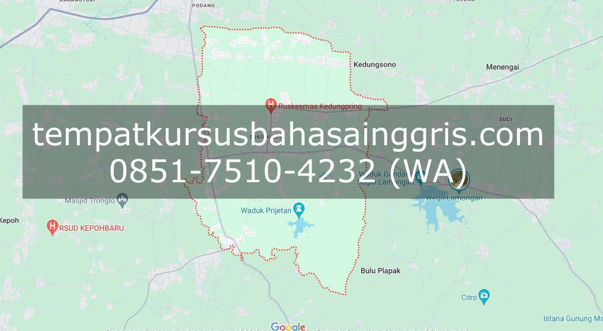 Les Bahasa Inggris di Kedungpring Lamongan, Bimbingan Belajar (Bimbel) Bahasa Inggris Kedungpring Lamongan, Privat Bahasa Inggris Kedungpring Lamongan