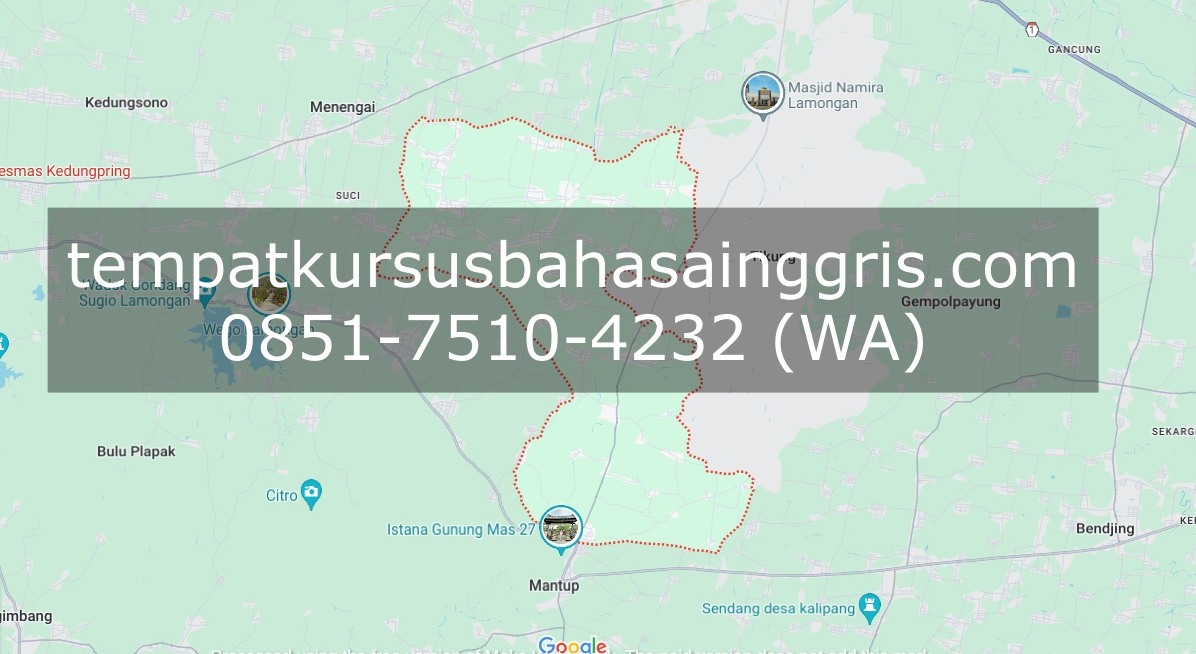 Les Bahasa Inggris di Kembangbahu Lamongan, Bimbingan Belajar (Bimbel) Bahasa Inggris Kembangbahu Lamongan, Privat Bahasa Inggris Kembangbahu Lamongan