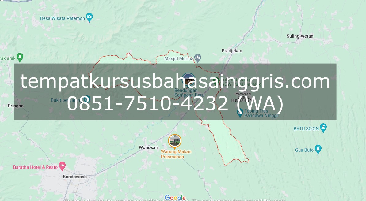 Les Bahasa Inggris di Klabang Bondowoso, Bimbingan Belajar (Bimbel) Bahasa Inggris Klabang Bondowoso, Privat Bahasa Inggris Klabang Bondowoso