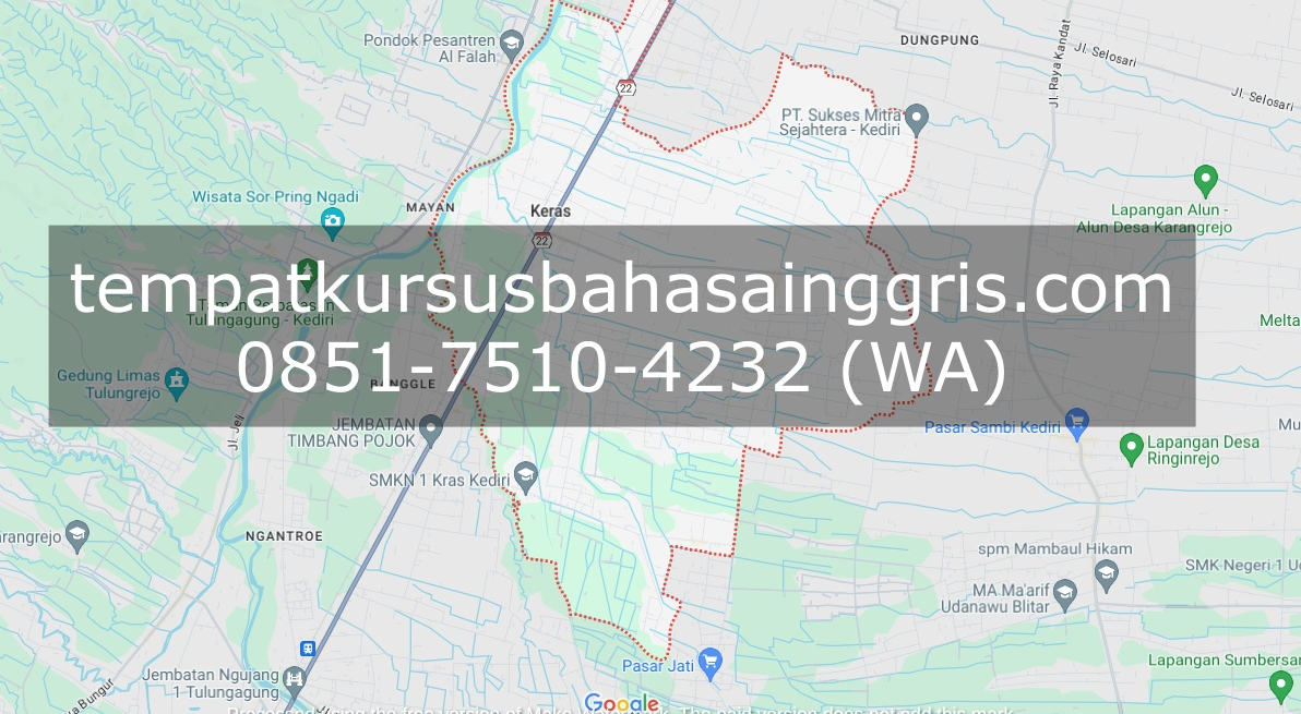 Les Bahasa Inggris di Kras Kediri, Bimbingan Belajar (Bimbel) Bahasa Inggris Kras Kediri, Privat Bahasa Inggris Kras Kediri