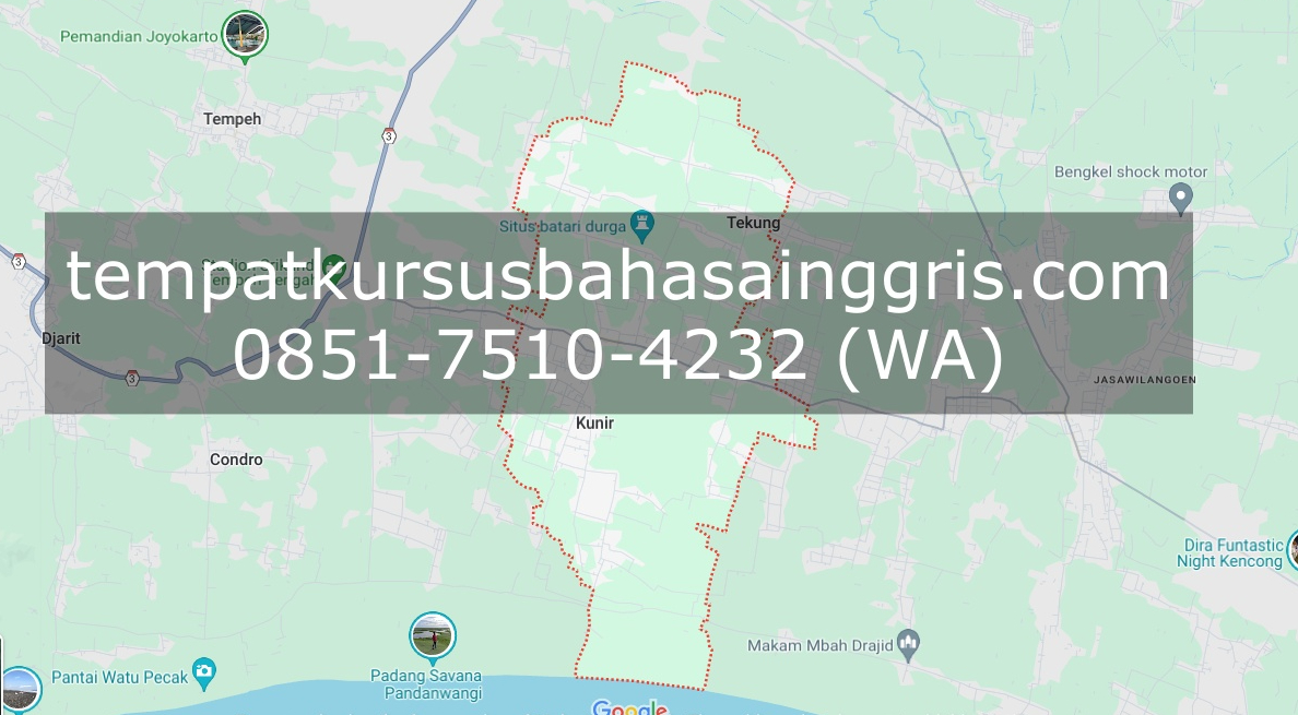 Les Bahasa Inggris di Kunir Lumajang, Bimbingan Belajar (Bimbel) Bahasa Inggris Kunir Lumajang, Privat Bahasa Inggris Kunir Lumajang