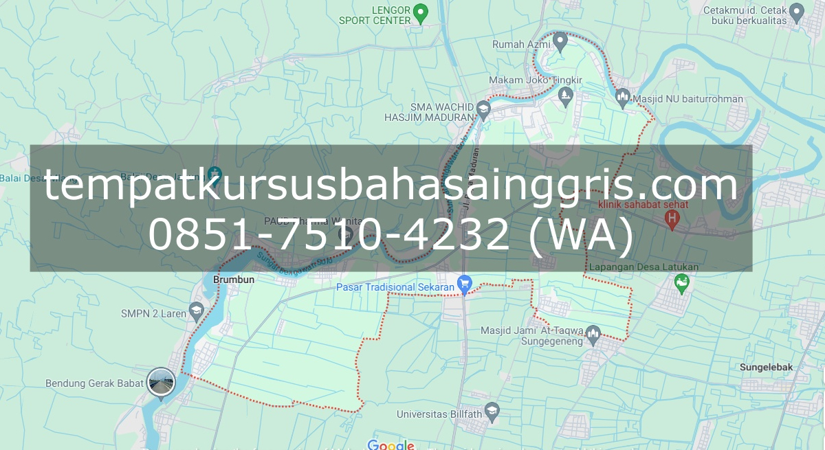 Les Bahasa Inggris di Maduran Lamongan, Bimbingan Belajar (Bimbel) Bahasa Inggris Maduran Lamongan, Privat Bahasa Inggris Maduran Lamongan