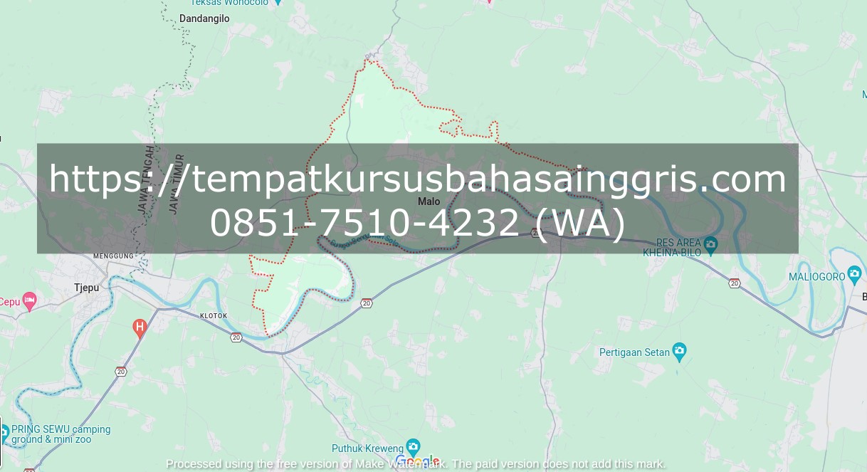 Les Bahasa Inggris di Malo Bojonegoro, Bimbingan Belajar (Bimbel) Bahasa Inggris Malo Bojonegoro, Privat Bahasa Inggris Malo Bojonegoro
