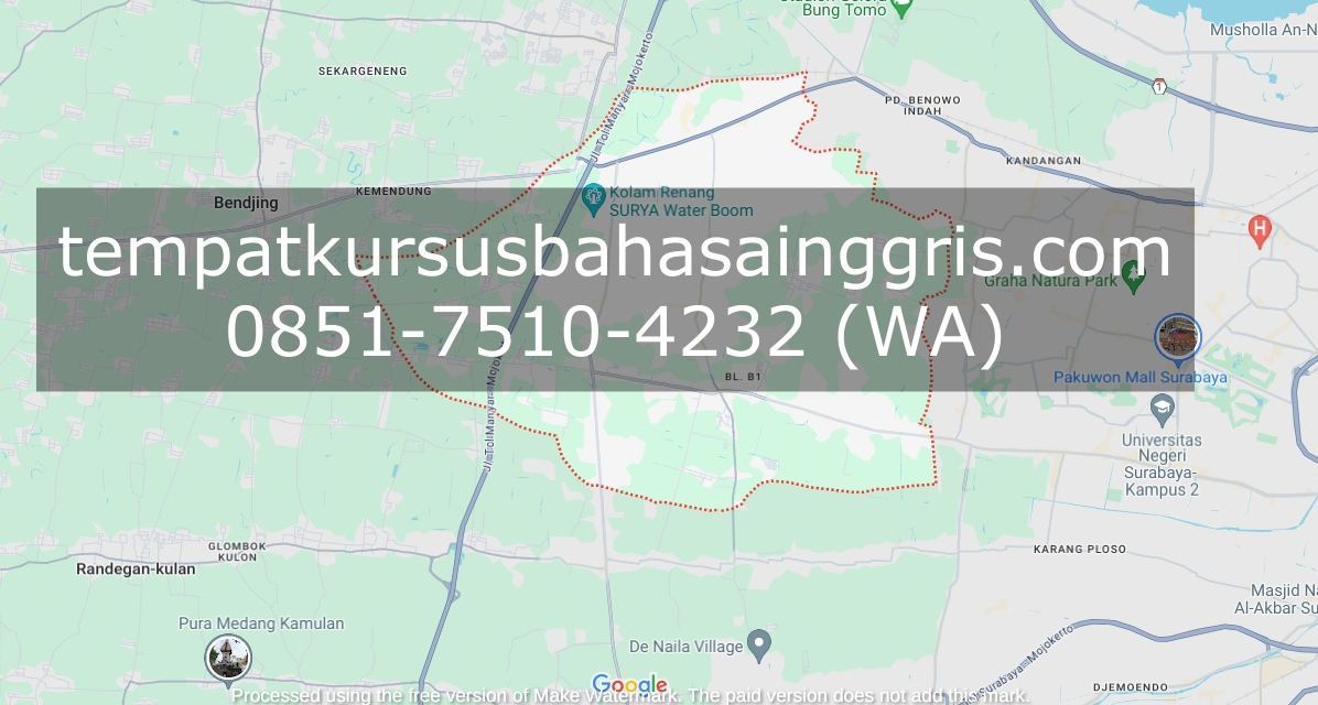 Les Bahasa Inggris di Menganti Gresik, Bimbingan Belajar (Bimbel) Bahasa Inggris Menganti Gresik, Privat Bahasa Inggris Menganti Gresik