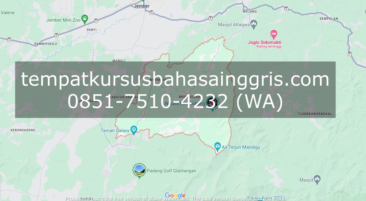 Les Bahasa Inggris di Mumbulsari Jember, Bimbingan Belajar (Bimbel) Bahasa Inggris Mumbulsari Jember, Privat Bahasa Inggris Mumbulsari Jember