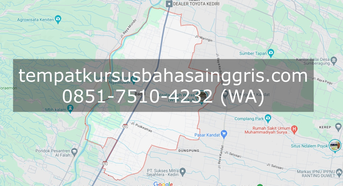 Les Bahasa Inggris di Ngadiluwih Kediri, Bimbingan Belajar (Bimbel) Bahasa Inggris Ngadiluwih Kediri, Privat Bahasa Inggris Ngadiluwih Kediri