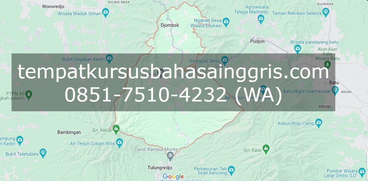 Les Bahasa Inggris di Ngantang Malang, Bimbingan Belajar (Bimbel) Bahasa Inggris Ngantang Malang, Privat Bahasa Inggris Ngantang Malang