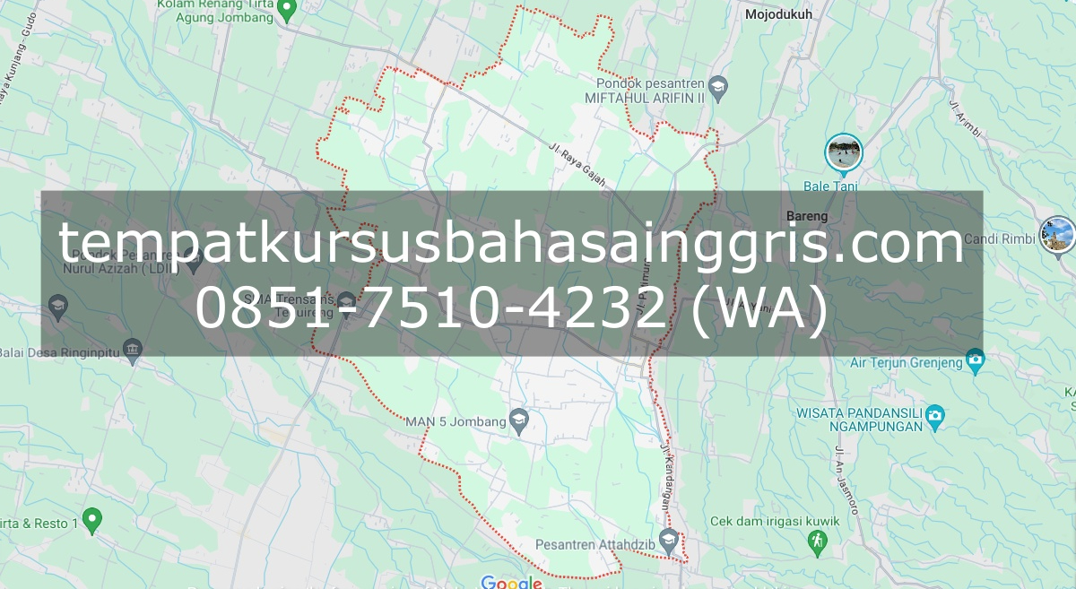 Les Bahasa Inggris di Ngoro Jombang, Bimbingan Belajar (Bimbel) Bahasa InggrisNgoro Jombang, Privat Bahasa Inggris Ngoro Jombang