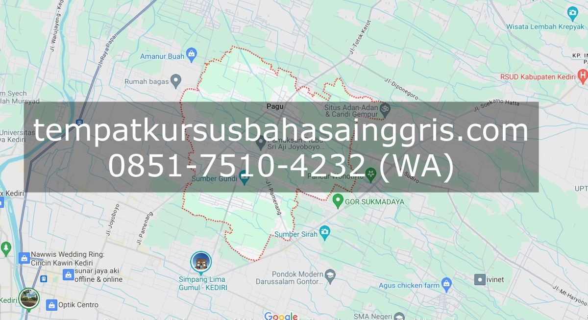 Les Bahasa Inggris di Pagu Kediri, Bimbingan Belajar (Bimbel) Bahasa Inggris Pagu Kediri, Privat Bahasa Inggris Pagu Kediri