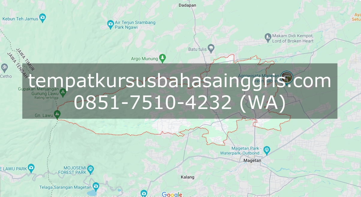 Les Bahasa Inggris di Panekan Magetan, Bimbingan Belajar (Bimbel) Bahasa Inggris Panekan Magetan, Privat Bahasa Inggris Panekan Magetan