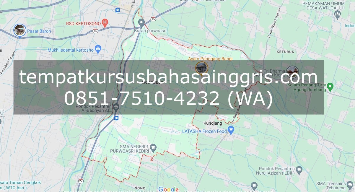 Les Bahasa Inggris di Purwoasri Kediri, Bimbingan Belajar (Bimbel) Bahasa Inggris Purwoasri Kediri, Privat Bahasa Inggris Purwoasri Kediri