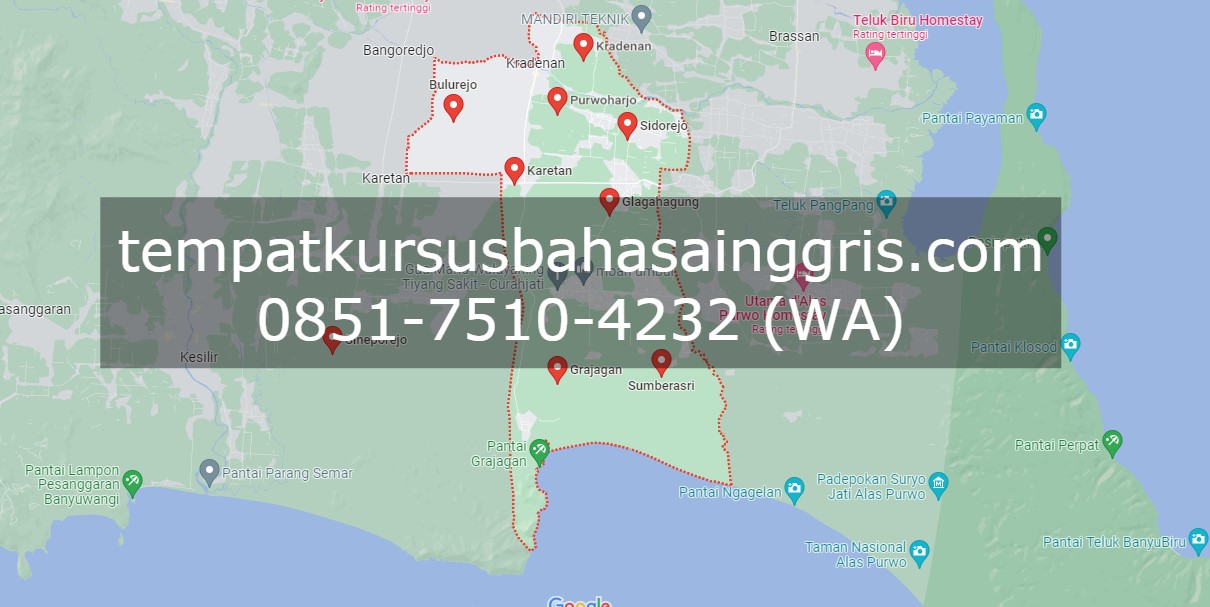 Les Bahasa Inggris di Purwoharjo Banyuwangi, Bimbingan Belajar (Bimbel) Bahasa Inggris Purwoharjo Banyuwangi, Privat Bahasa Inggris Purwoharjo Banyuwangi