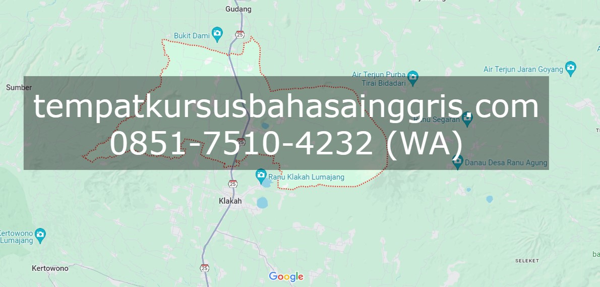 Les Bahasa Inggris di Ranuyoso Lumajang, Bimbingan Belajar (Bimbel) Bahasa Inggris Ranuyoso Lumajang, Privat Bahasa Inggris Ranuyoso Lumajang