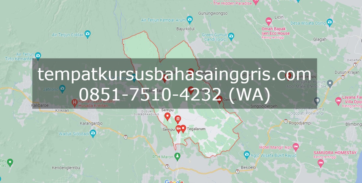 Les Bahasa Inggris di Sempu Banyuwangi, Bimbingan Belajar (Bimbel) Bahasa Inggris Sempu Banyuwangi, Privat Bahasa Inggris Sempu Banyuwangi