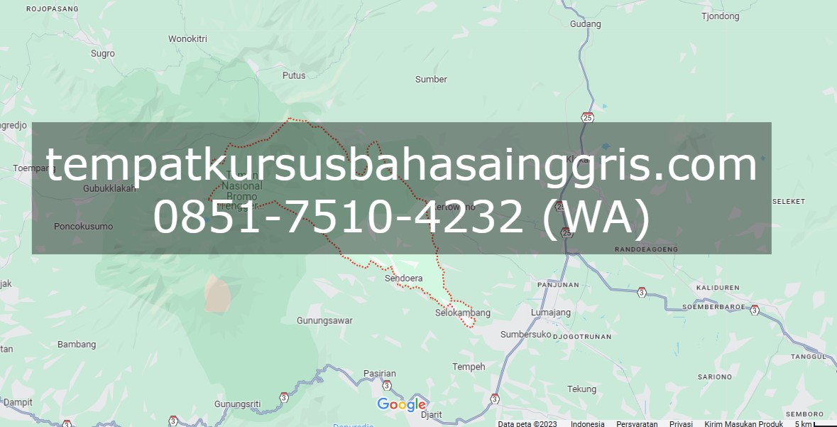 Les Bahasa Inggris di Senduro Lumajang, Bimbingan Belajar (Bimbel) Bahasa Inggris Senduro Lumajang, Privat Bahasa Inggris Senduro Lumajang