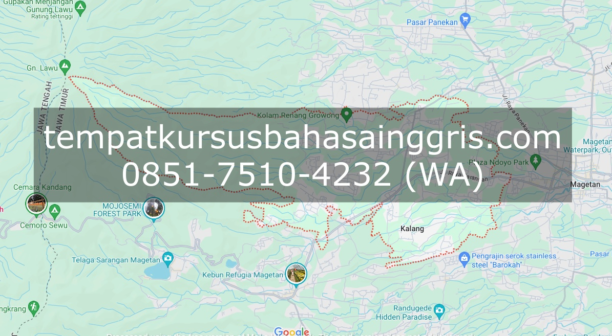 Les Bahasa Inggris di Sidorejo Magetan, Bimbingan Belajar (Bimbel) Bahasa Inggris Sidorejo Magetan, Privat Bahasa Inggris Sidorejo Magetan
