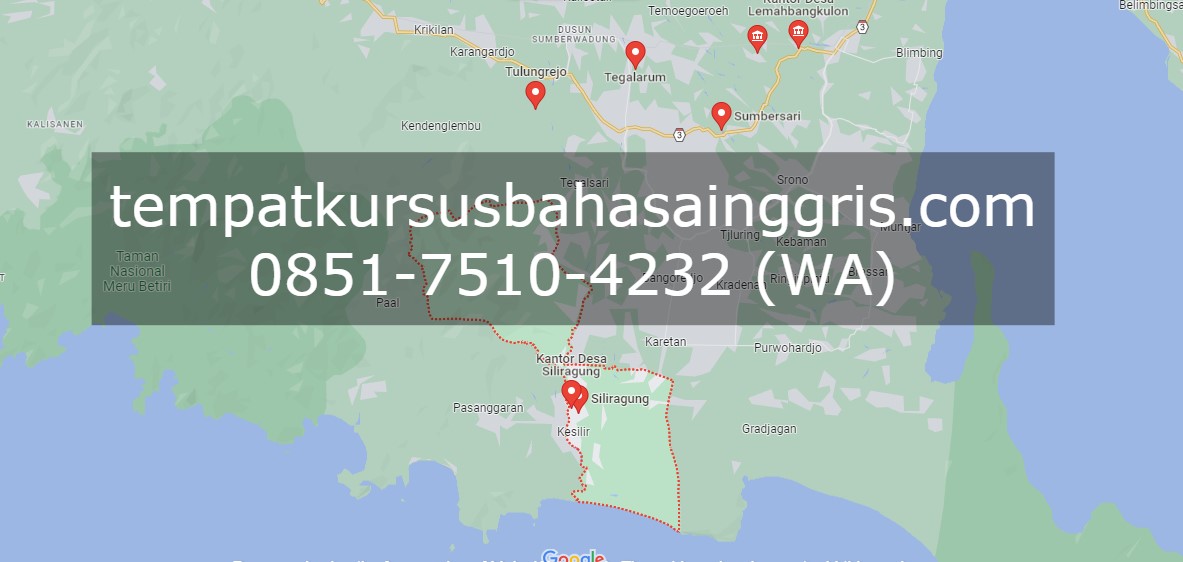 Les Bahasa Inggris di Siliragung Banyuwangi, Bimbingan Belajar (Bimbel) Bahasa Inggris Siliragung Banyuwangi, Privat Bahasa Inggris Siliragung Banyuwangi